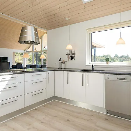 度假居 Nice Home In Lokken With Sauna